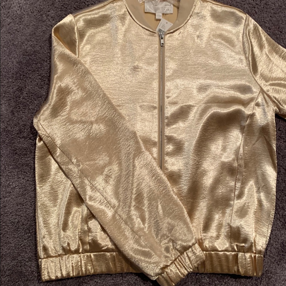 Anthropologie Satin Jacket
